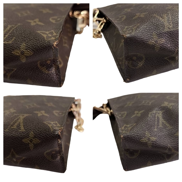 Authentic LOUIS VUITTON vintage monogram poche toilette 26 pouch crossbody bag - Picture 9 of 10